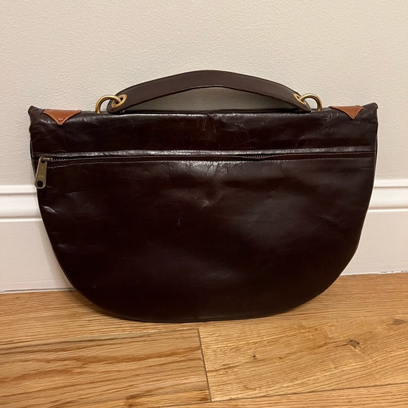 Vintage Brown Leather Bloomingdales Purse made in Italy - Picture 7 of 14